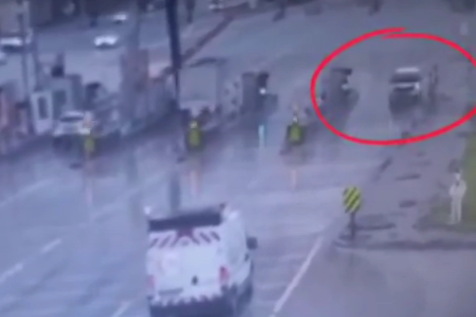 Bursa Kuzey Gişeleri&rsquo;nde tehlikeli manevra!