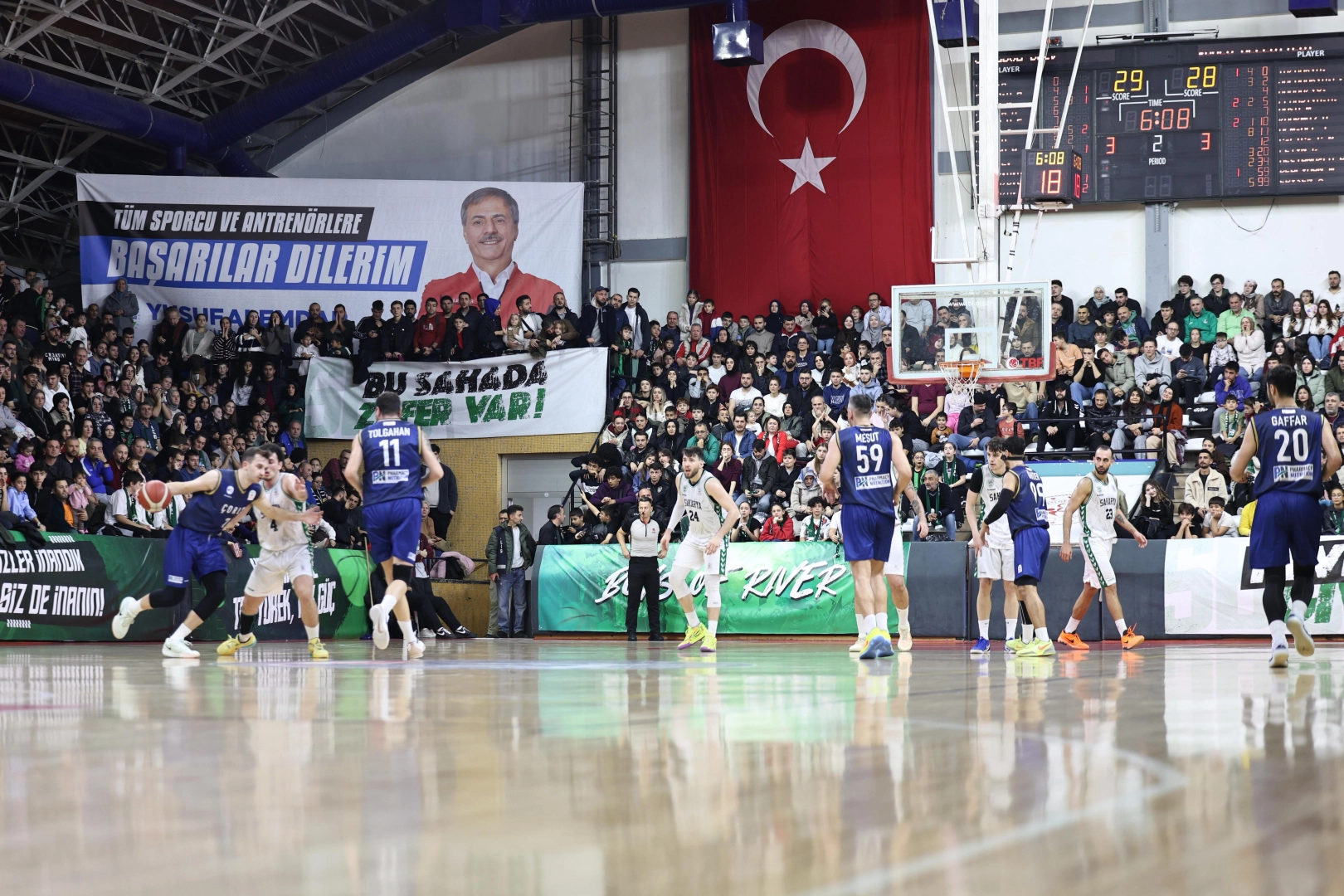Sakarya B&uuml;y&uuml;kşehir Basketbol Play-Off'ta &Ccedil;iftlikk&ouml;y&rsquo;&uuml; ağırlıyor